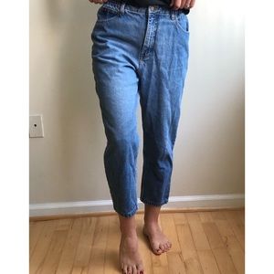 COPY - Vintage L.L. Bean high-waisted jeans.